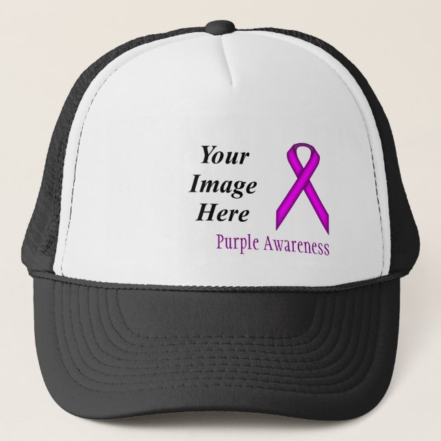 Gorra De Camionero Cinta Purple Standard de Kenneth Yoncich (Anverso)