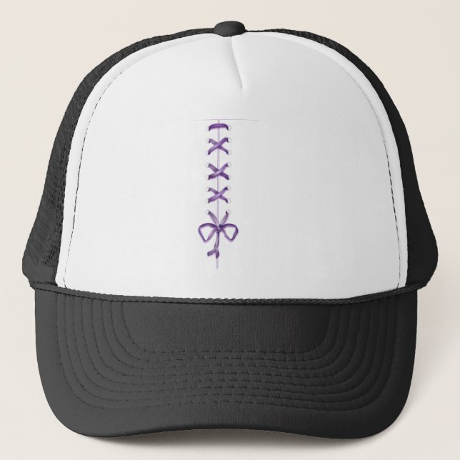Gorra De Camionero Cinta púrpura (Anverso)