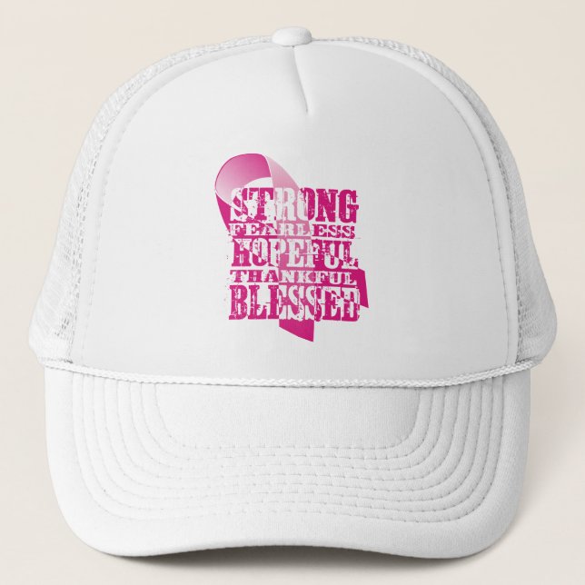 Gorra De Camionero Cinta rosa - Afirmaciones (Anverso)