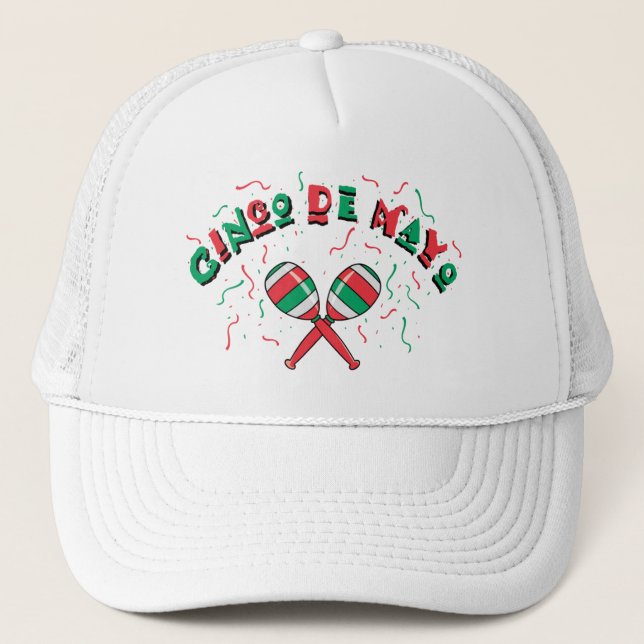 Gorra De Camionero Cinta y Maracas - (Anverso)