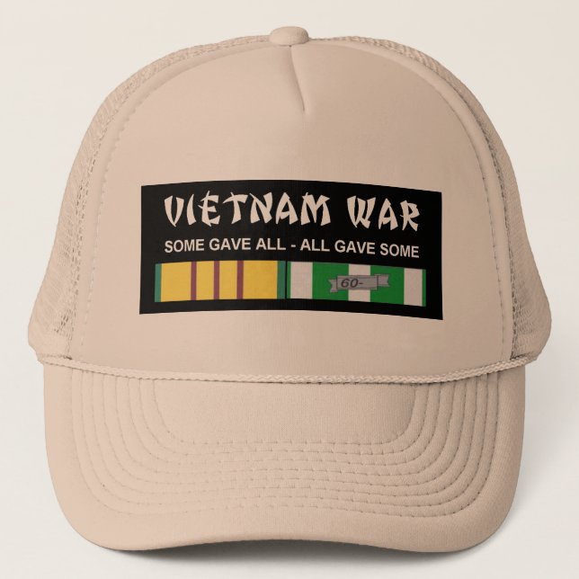 GORRA DE CAMIONERO CINTAS DEL SERVICIO DE VIETNAM - VETERINARIO (Anverso)