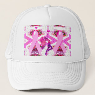 Gorra De Camionero Cintas rosas de amor y esperanza_