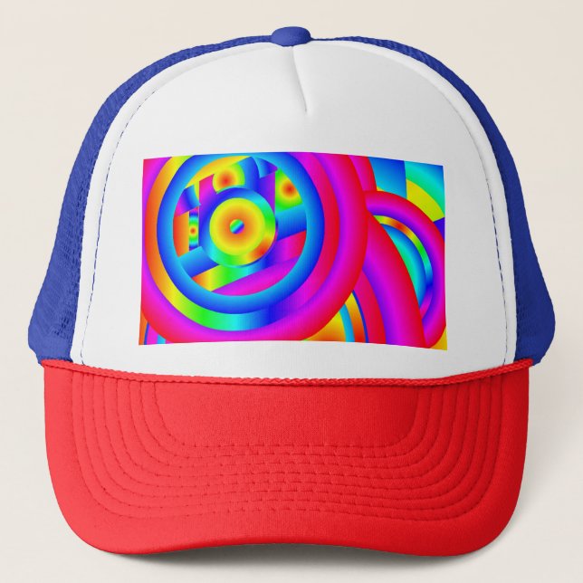 Gorra De Camionero Circles of Color (Anverso)
