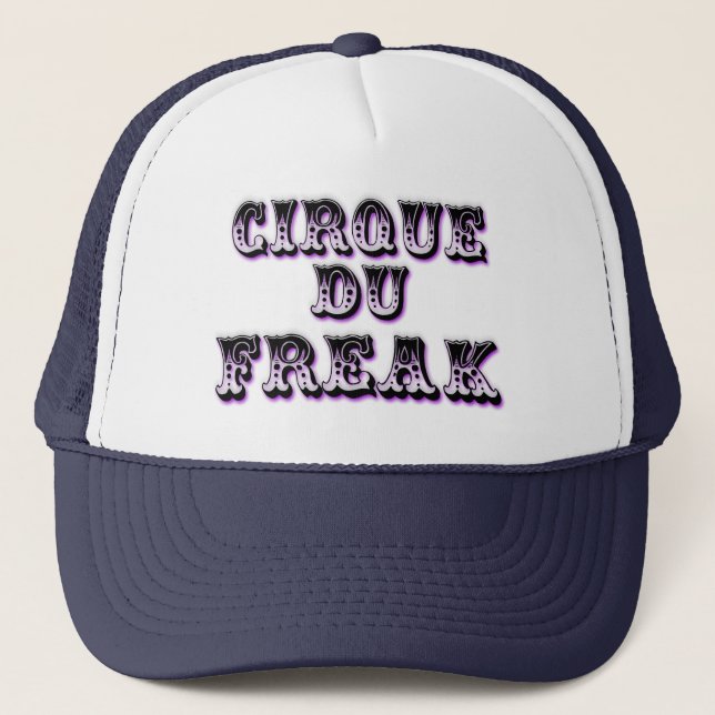 Gorra De Camionero Circo gótico Du Freak (Anverso)
