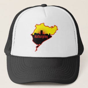 Gorra De Camionero Circuito de carreras de Nurburgring Nordschleife,