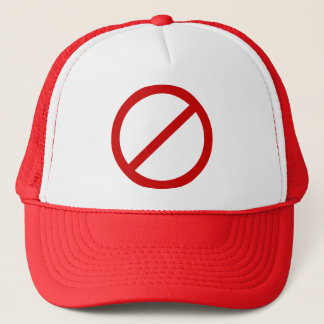 Gorra De Camionero Círculo Anti de la plantilla con la plantilla de