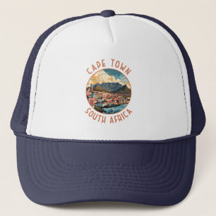 Gorra De Camionero Círculo de angustia retro de Ciudad del Cabo en Su