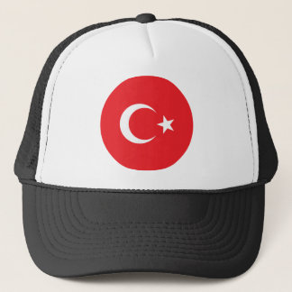 Gorra De Camionero Círculo de bandera turca