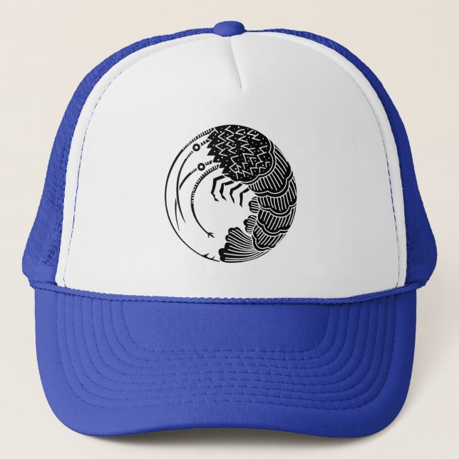Gorra De Camionero Círculo de langosta espinoso (Anverso)