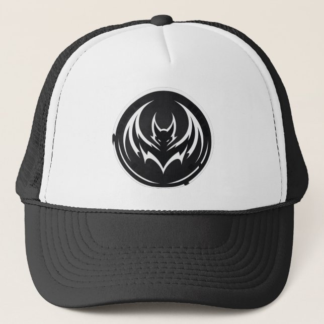 Gorra De Camionero Círculo de murciélago (Anverso)