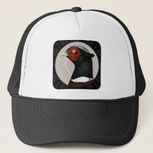 Gorra De Camionero Círculo del faisán de Ringneck