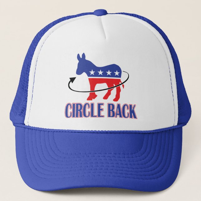Gorra De Camionero Círculo hacia atrás- (Anverso)