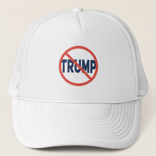 Gorra De Camionero Círculo rojo sin Rótulo opinión política anti-Trum