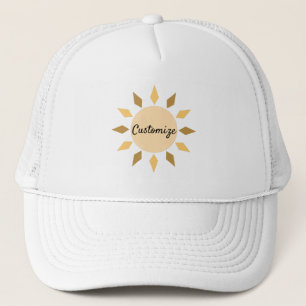Gorra De Camionero Círculo solar geométrico Thunder_Cove 
