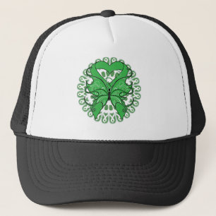 Gorra De Camionero Círculo traumático de la mariposa de la lesión