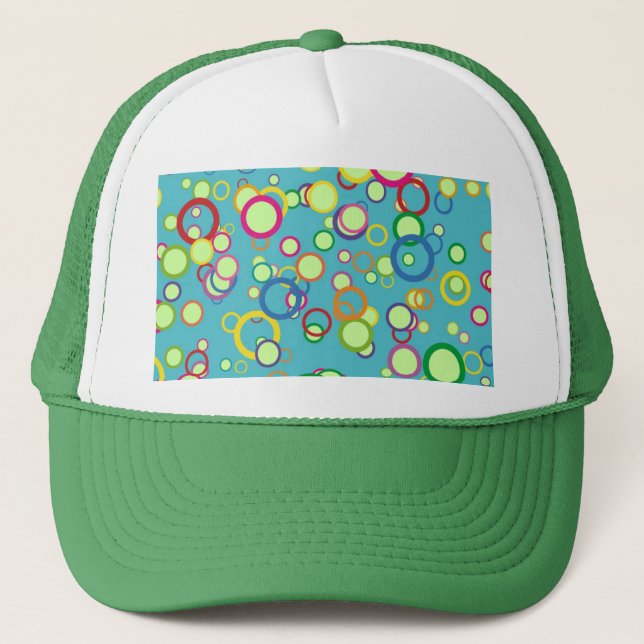 Gorra De Camionero Círculos coloridos (Anverso)