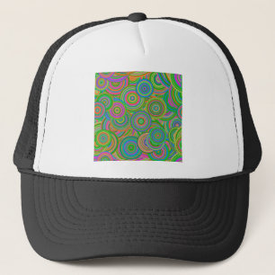 Gorra De Camionero círculos retro