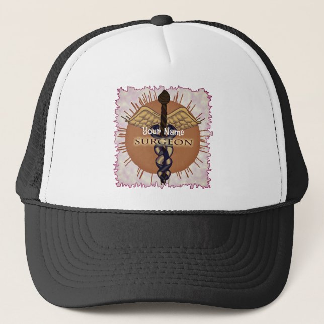 Gorra De Camionero Cirujano Caduceus (Anverso)