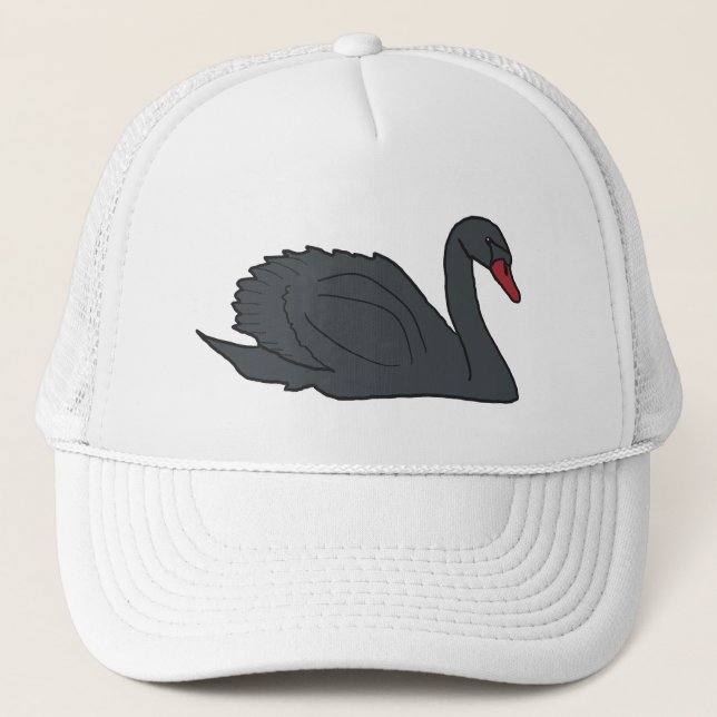 Gorra De Camionero Cisne negro (Anverso)