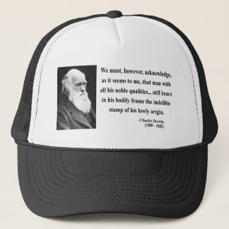 Gorra De Camionero Cita 1b de Charles Darwin
