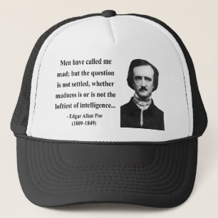 Gorra De Camionero Cita 9b de Edgar Allen Poe