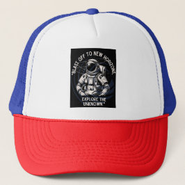 GORRA DE CAMIONERO CITA DE ASTRONAUT, DESPEJADA A NUEVO HORIZONTE