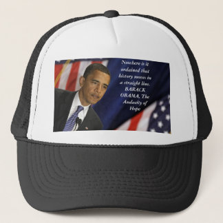 Gorra De Camionero Cita de Barack Obama en historia