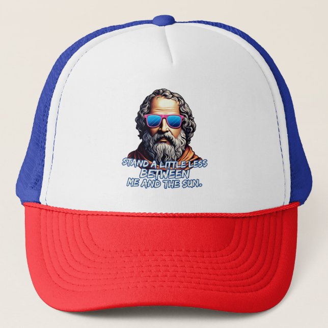 Gorra De Camionero Cita de Guay Diogenes (Anverso)