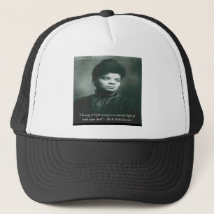 Gorra De Camionero Cita de Ida B Wells y la Verdad