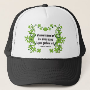 Gorra De Camionero Cita de Nietzsche lo que se hace para el amor…