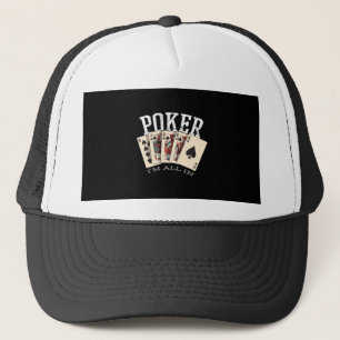 Gorra De Camionero Cita de póquer para apostar