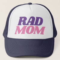 Cita de Rad Mom para mamás simple camionero de béi