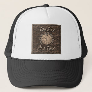 Gorra De Camionero Cita De Un Día A La Vez El Lema Del Antiguo Reloj