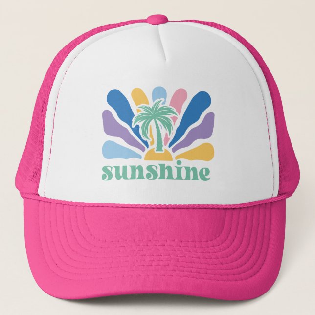 Gorra De Camionero Cita de verano de Boho Retro (Anverso)