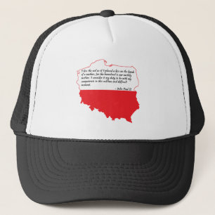 Gorra De Camionero Cita del Papa Juan Pablo II