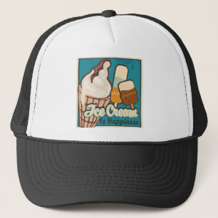 Gorra De Camionero Cita del tesoro del helado es felicidad