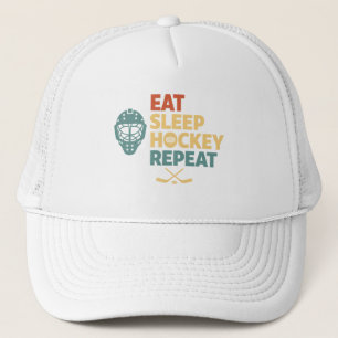 Gorra De Camionero Cita Divertida de Hockey