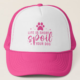 Gorra De Camionero Cita Divertida La Vida es Corta, Mima a Tu Perro R