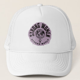 Gorra De Camionero Cita Inspiradora de mujeres fuertes