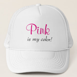 Gorra De Camionero Cita Rosa Es Mi Color