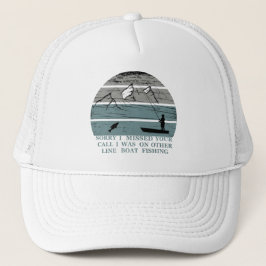Gorra De Camionero citas de pesca divertidas vintage