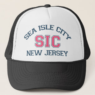 Gorra De Camionero Ciudad de la isla del mar