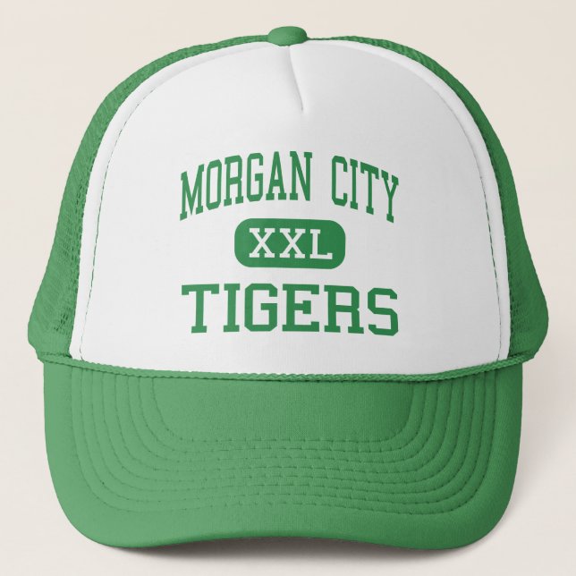 Gorra De Camionero Ciudad de Morgan - tigres - joven - ciudad de (Anverso)