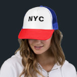 Gorra De Camionero Ciudad de Nueva York<br><div class="desc">Sombrero para camiones de la ciudad de Nueva York</div>