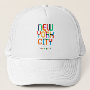 Gorra De Camionero Ciudad de Nueva York Nueva York de mediados de sig