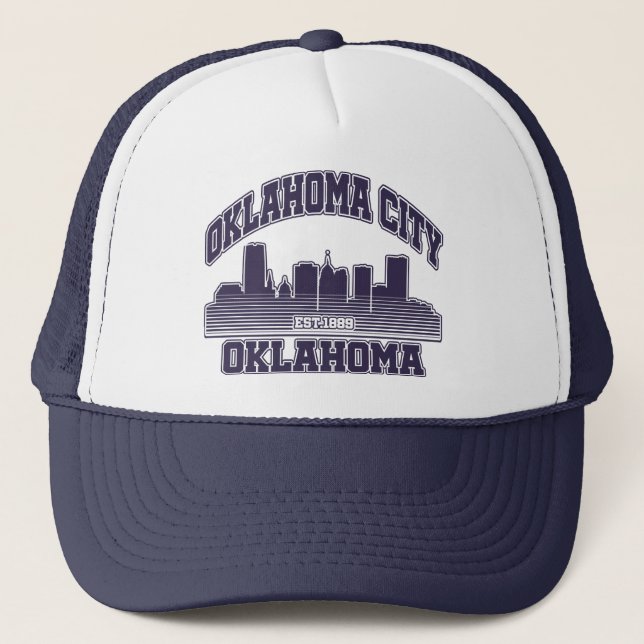 Gorra De Camionero Ciudad de Oklahoma, Oklahoma (Anverso)
