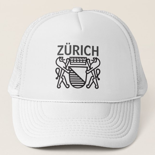 Gorra De Camionero Ciudad de Zürich, SUIZA (Anverso)