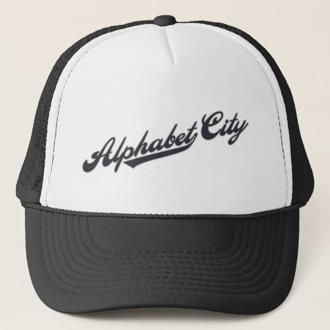 Gorra De Camionero Ciudad del alfabeto (Anverso)