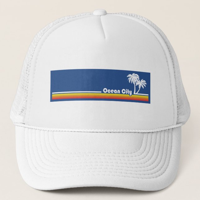 Gorra De Camionero Ciudad del Océano, Maryland (Anverso)