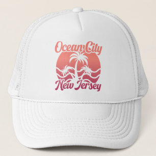 Gorra De Camionero Ciudad del Océano, Nueva Jersey